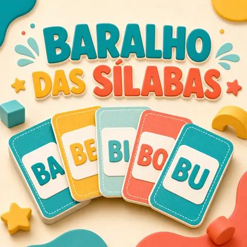 Capa Baralho das Sílabas